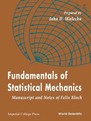 cover image of Fundamentals of Statistical Mechanics